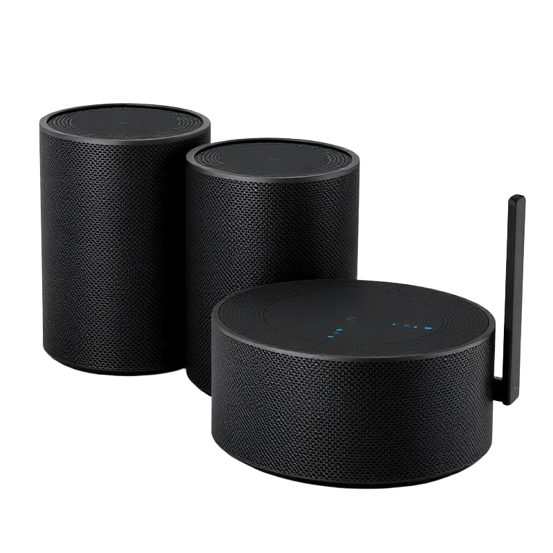 Orbi 870 Series Tri-Band WiFi 7 Mesh, Black Edition (1 Router + 2 Satellites)