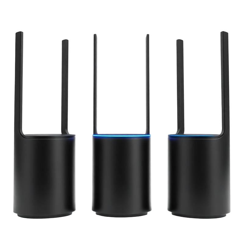 Orbi 970 Series Quad-band WiFi 7 Mesh, Black Edition (1 Router + 2 Satellites)